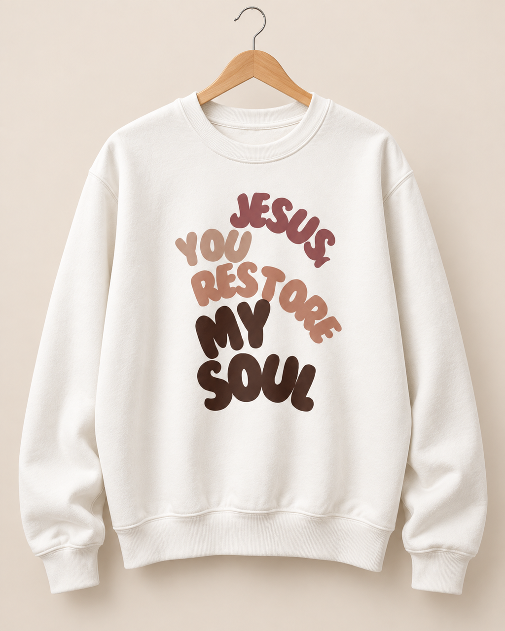 Jesus Restores Crewneck Sweatshirt
