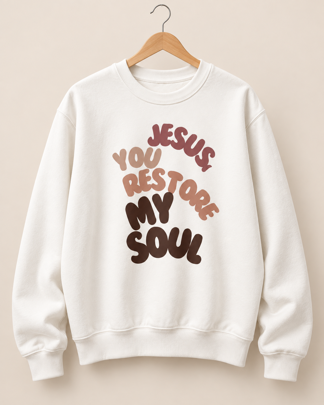 Jesus Restores Crewneck Sweatshirt