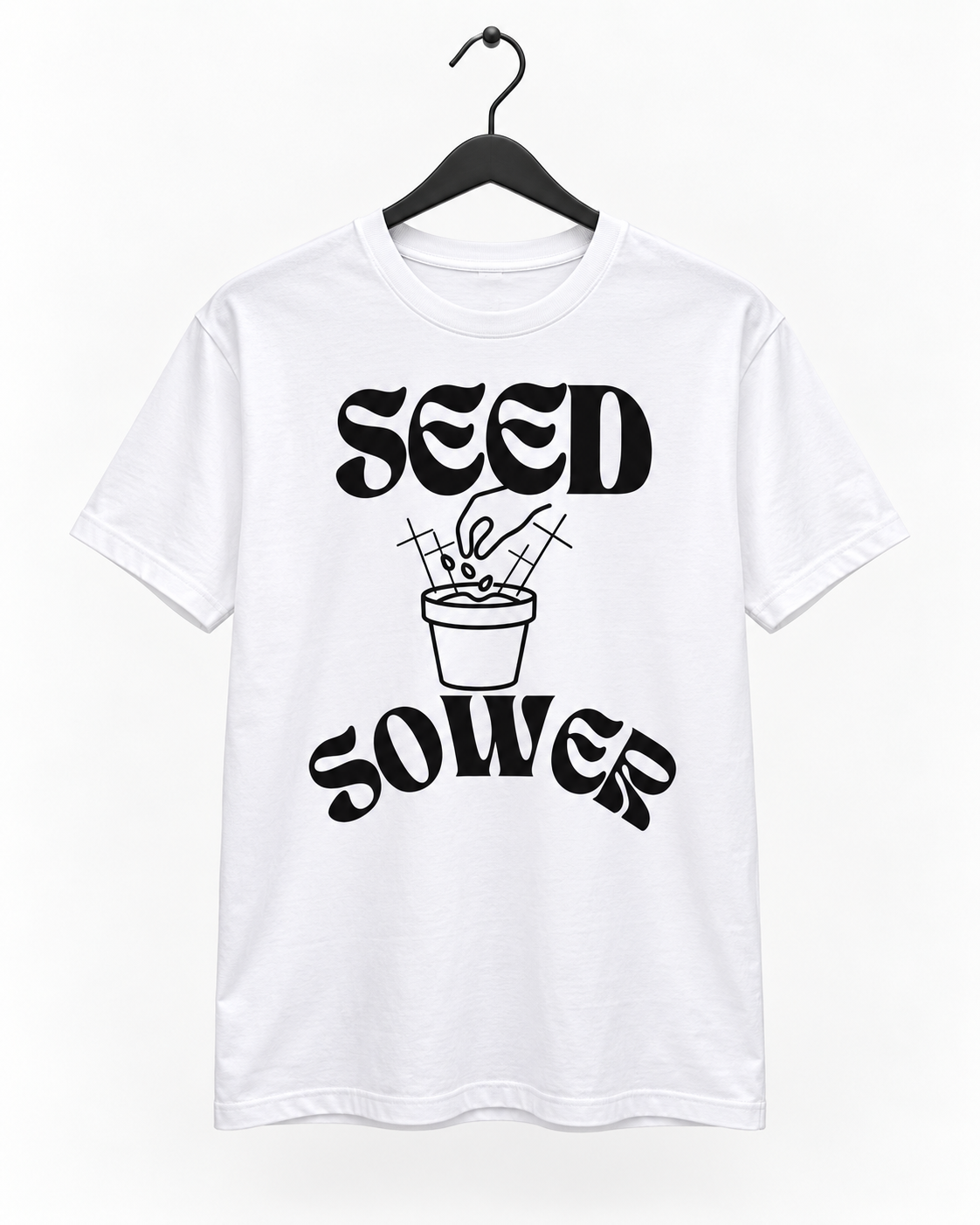 Unisex Seed Sower T-shirt (White)