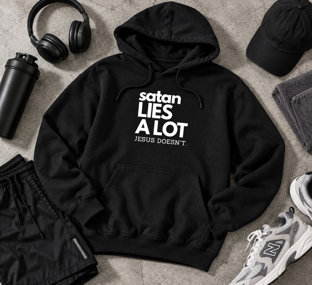 Satan Lies A Lot Hoodie