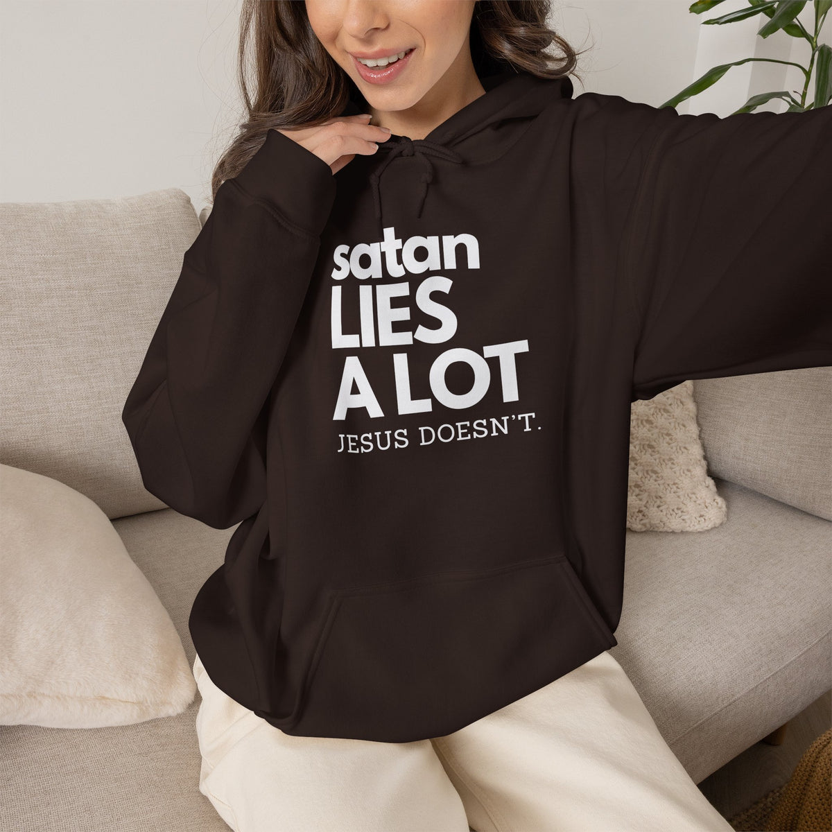 Satan Lies A Lot Hoodie